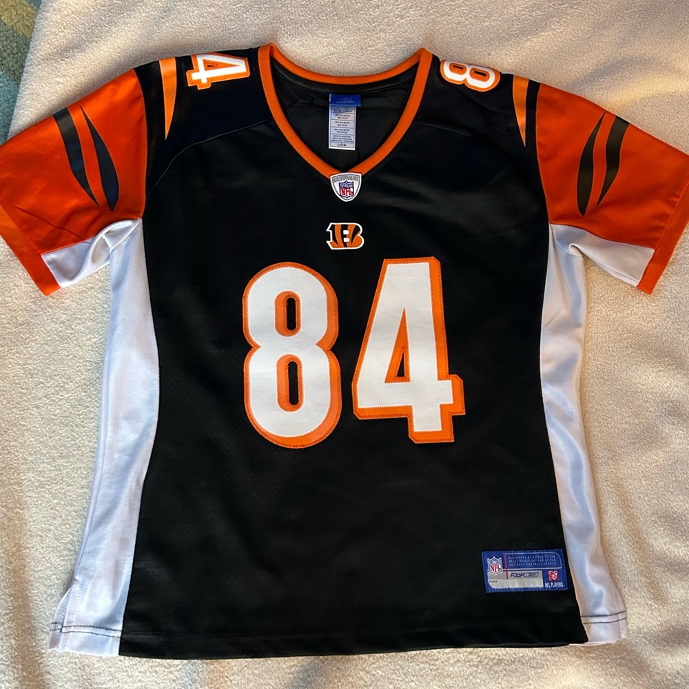 Women’s Bengals Jersey, Reebok NFL, #84, Large